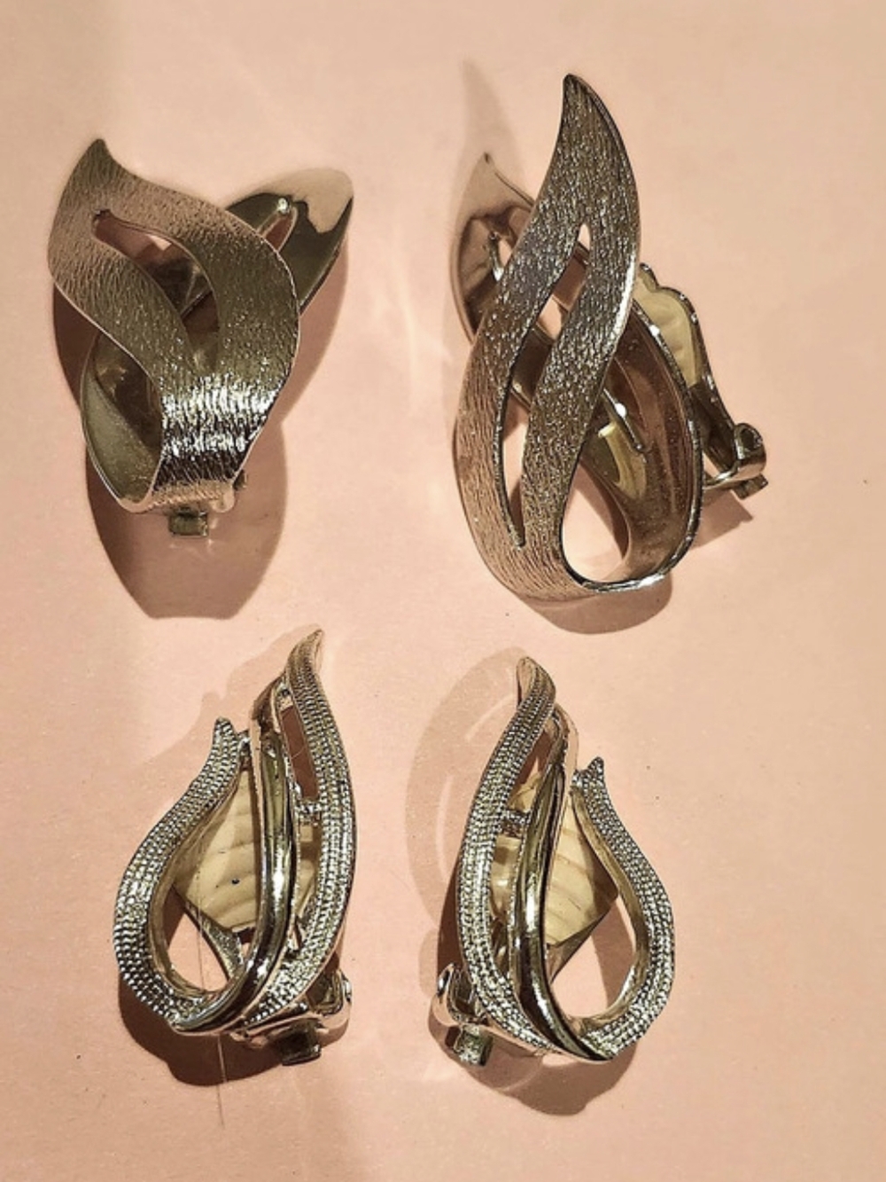 Sarah Coventry Gold Clip-On Earrings